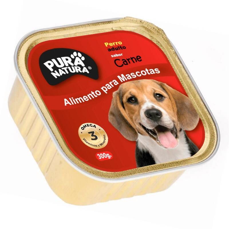 alimento humedo perro carne
