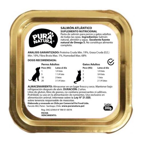 paté salmón perros gatos