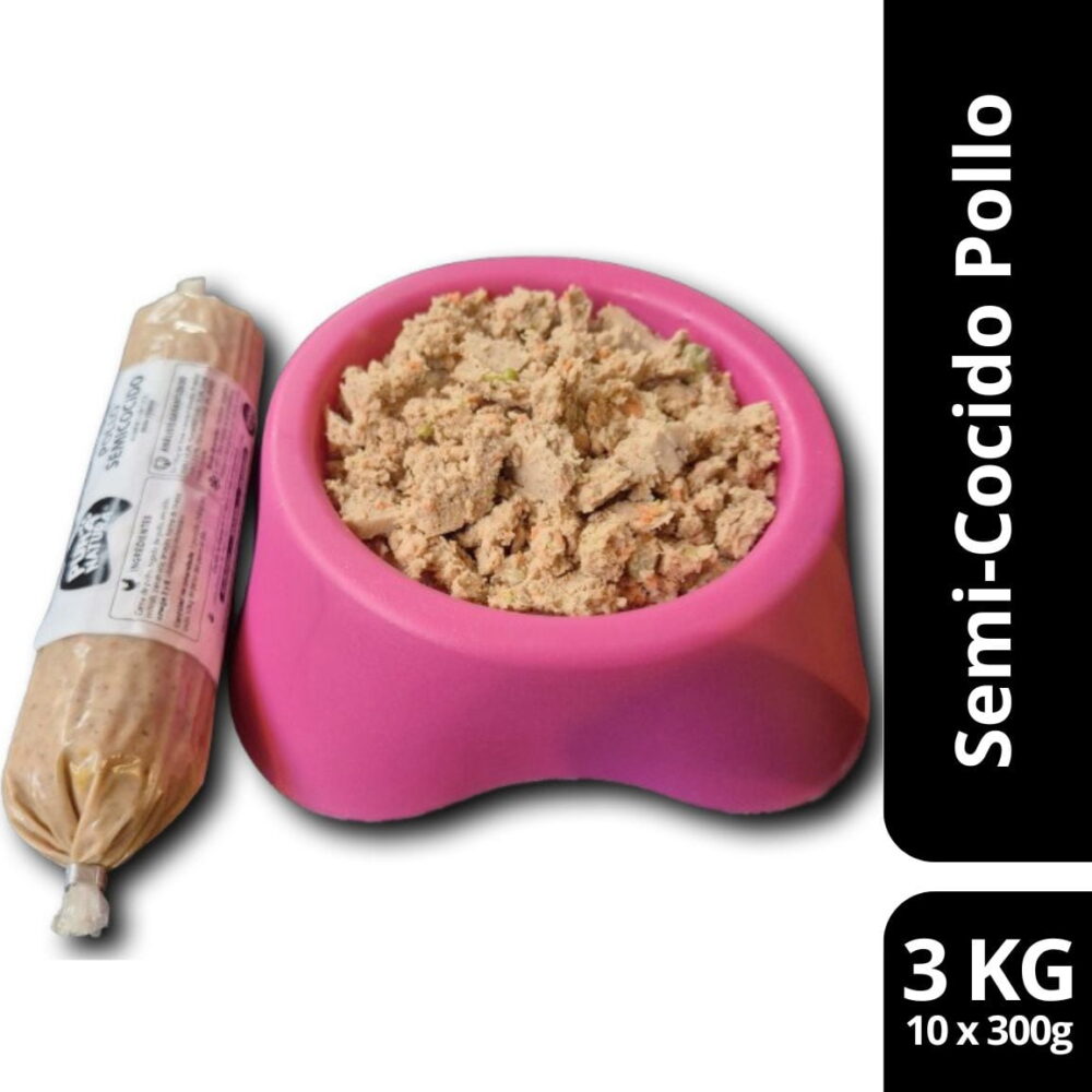 semicocido pollo