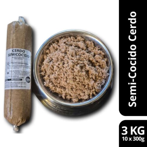semi-cocido cerdo