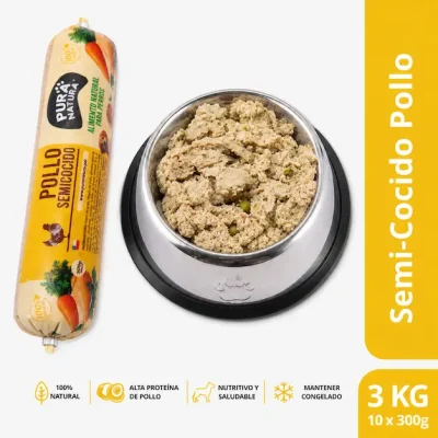 semi cocido pollo