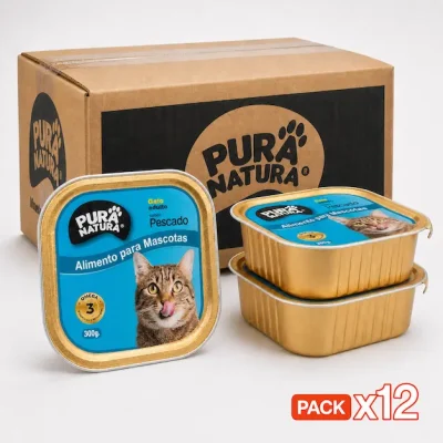 humedo gato pescado