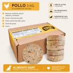 pollo barf crudo perros chile